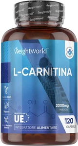 L-Carnitina Integratore, Prodotto in UE, 120 Capsule Vegane Di L Carnitina Polve - Foto 1 di 12
