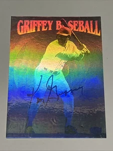 1992 Lime Rock Griffey Holograms #1 Ken Griffey Sr - Picture 1 of 2