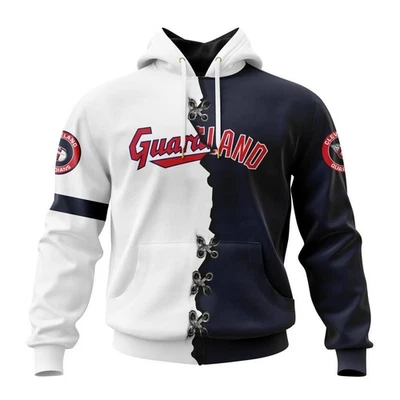 Cleveland Equipo de Béisbol Indios Sudadera con Capucha 3D, Unisex Adultos S-5XL Foto 1 de 4