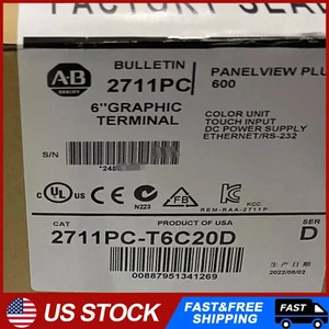 New Allen Bradley 2711PC-T6C20D Panelview Plus Compact600 Touch Free Shipping AB - Picture 1 of 3