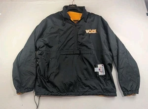 Vintage Champion Tennessee Vols Anorak Reversible Jacket Mens 2XL Black Fleece - Picture 1 of 18