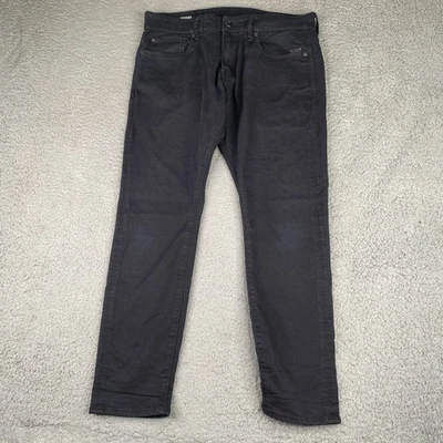 G Star Raw Revend Skinny Jeans Mens 33x28 Black/Blueish Denim - Image 1 of 4