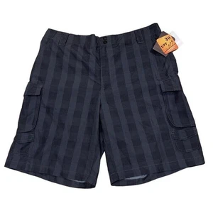 Rugged Exposure Mens Size XXL Outdoors Coated Water Resistant Grey Cargo Shorts - Picture 1 of 7