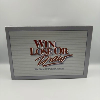 Win Lose or Draw 1988 MB Board Game of Picture Charades Complete Retro 80's VGC - Image 1 of 4