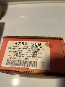 ROBERT SHAW 4750-500 DOMESTIC GAS THERMOSTAT ELOE-01-036-46-00 - Picture 1 of 3