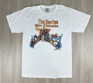 Vintage The Beatles Yellow Submarine Hey Bulldog T Shirt 2004 Apple Corp Medium - Picture 1 of 13