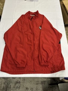 VTG Nike Windbreaker Jacket Georgia Bulldogs Men's XXL Red Full Zip #0110 - Picture 1 of 22