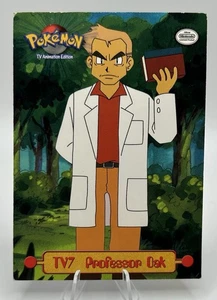 Topps Pokemon 1999 edición de animación de televisión serie 1 #TV7 Professor Oak - Imagen 1 de 2