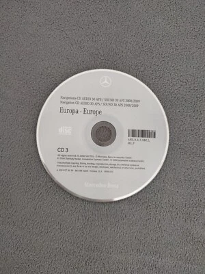 CD Navigation Mercedes AUDIO 30 APS ESPANA FRANCE PORTUGAL 2008/2009 V10.1 - Bild 1 von 2