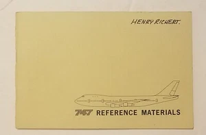 Boeing 747 Reference Materials Everett Washington  Awesome Condition June 1968  - Imagen 1 de 8
