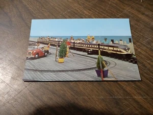 Seaside Park, NJ - Zugfahrt durch Funtown (um 1960) Postkarte - Bild 1 von 2