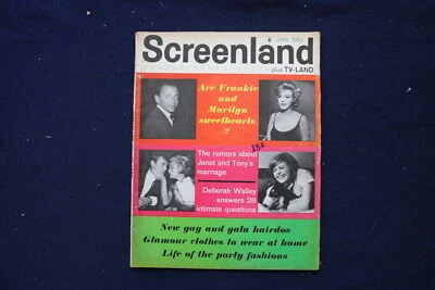 1962 JAN SCREENLAND ЖУРНАЛ - FRANK SINATRA И MARILYN MONROE ОБЛОЖКА - E 18578 - Изображение 1 из 2