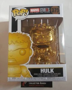 Funko Pop! Marvel 379 Hulk Gold Chrome Studios 10 Stud10s Pop Vinyl Figure - Bild 1 von 1