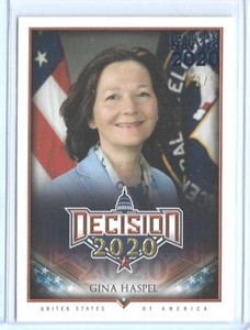 RARE 2020 DECISION RAINBOW ~ GINA HASPEL CARD #408 ~ 2/5 ~ ELECTION DAY ~ CIA