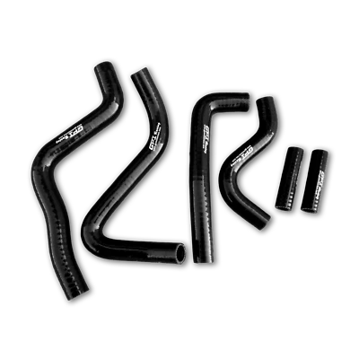 BLACK FOR Kawasaki KX250 KX 250 1999 2000 2001 2002 Silicone Radiator Hose - Image 1 of 4