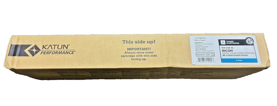 KATUN RICOH TONER IM C6000 C5500 C4500 CYAN 842286 VAT INCLUDED - Image 1 of 1