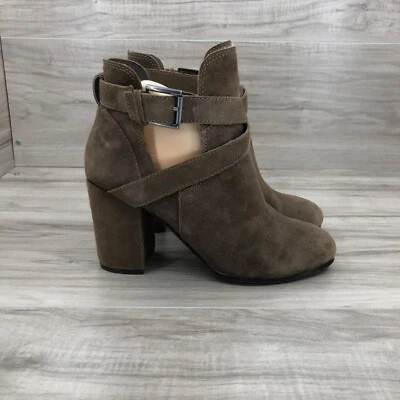 Botines Ash para mujer 37 famosos marrón gamuza hebilla tacón botines Foto 1 de 4