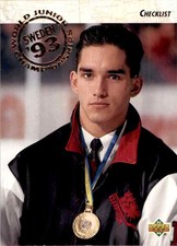 1993-94 Upper Deck World Junior Championships '93 Checklist #250