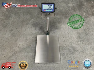 150 lb x .005 lb Digital Floor 16"x20" Bench Scale Platform 75 kg x .005 kg - Picture 1 of 12