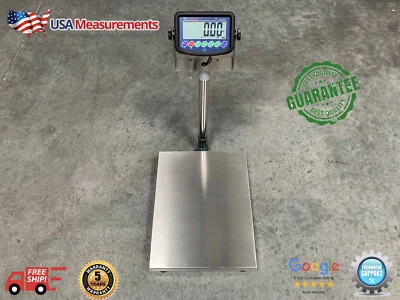 500 lb x .05 lb Digital Floor 16"x20" Bench Scale Platform 250 kg x .02 kg - Image 1 of 4