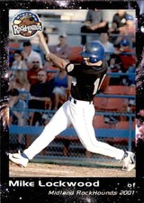 2001 Midland Rockhounds Grandstand 14 Mike Lockwood Powell Ohio OH Baseball Card