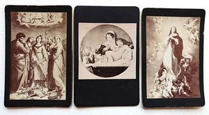 3 CDV PHOTO DE PEINTURE GOUPIL RELIGION VIERGE SAINTE CECILE E484 - Imagen 1 de 2