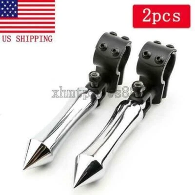 Soporte de reposapiés de carretera para Honda Shadow VLX600 VT 750 1100 VTX 1300 1800 Foto 1 de 4