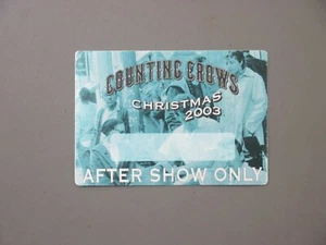 Counting Crows backstage pass satin sticker Christmas 2003 OTTO  ! - Picture 1 of 1