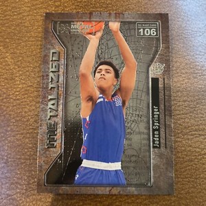 2021 Skybox Metal Universe Champions Metalized Silver Jaden Springer Basketball