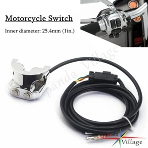 Legend Chrome Motorcycle Handlebar Air Suspension Switch Control For Harley Dyna - Picture 1 of 11