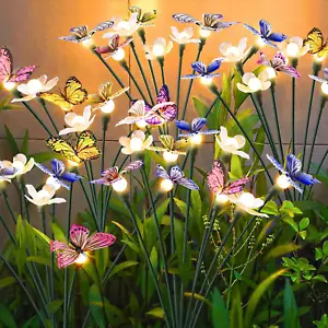Outdoor Waterproof Solar Lights, 4 Pack, 32 LED Garden and Patio Decor - Picture 1 of 14