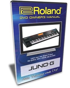 Roland Juno-G DVD Video Training Tutorial Hilfe