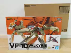 Bandai DX Macross / Robotech VF-1D Valkyrie & Fan Racer Figure - Chogokin Japan - Picture 1 of 3