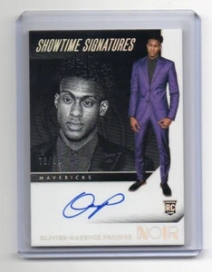 23-24 Noir Showtime Signatures Oliver Maxence Prosper  #70/99 Auto Mavs - Bild 1 von 2