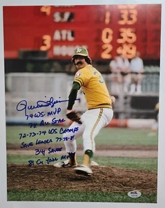 HOF Rollie Fingers Multiple Inscriptions Signed Auto 11x14 Photo PSA/DNA Holo - Picture 1 of 4