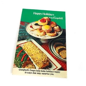 HAPPY HOLIDAYS FROM CAMPBELL'S Vintage Advertising Recipe Book - Picture 1 of 6
