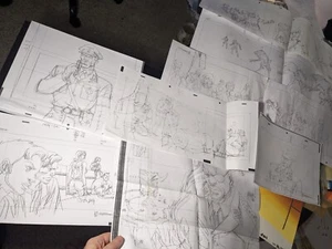 Arte de producción celular de animación THOR MARVEL Comics ULTIMATE AVENGERS UV2 - Imagen 1 de 11