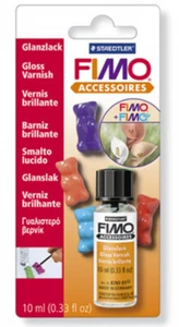 Staedtler Fimo 10ml Gloss Varnish and Brush Craft Polymer Clay Accessory Tumdee - Imagen 1 de 7