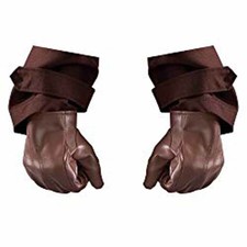 Watchmen Rorschach Adult Halloween Brown Costume Gloves Hands