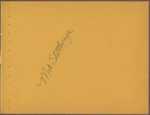 MEL STOTTLEMYRE signed album page (YANKEES - Autograph) - Picture 1 of 1