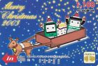 Carte JAPON -  NOEL Traineau Animal RENNE - CHRISTMAS JAPAN bus card