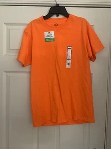 Fruit of the Loom Platinum Child's Size S Solid Orange T-Shirt NWT - Picture 1 of 5