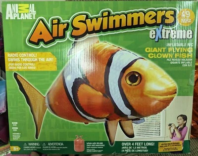 ToysRus Animal Planet Air Swimmers Extreme Giant Flying Clown Fish  - Image 1 of 2