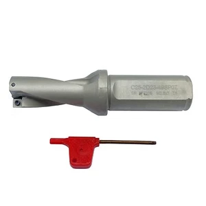 Φ23-2D-C25 WC/SP/WD Indexable Drill 25mm SP U drill C25-23-2D,For SPMG07T308 - Foto 1 di 8