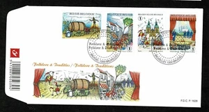 SE55 BELGIUM 2008 FDC folklore and traditions - Picture 1 of 2