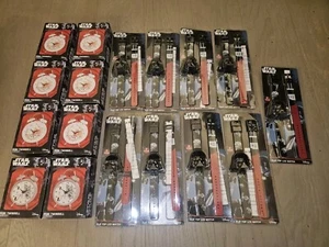 DISNEY Star Wars Watches & Mini Twinbell Alarm Clock WHOLESALE Job LOT - New - Picture 1 of 7