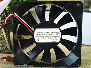Cisco 3725 Fan NMB 3106KL-04W-B59 12V 0.24A 80*80*15mm 3 Pin Cooling Fan - Picture 1 of 3