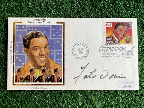 Fats Domino Blues Rock & Roll Legend JSA COA Auto AD11063 Autograph Envelope Cover