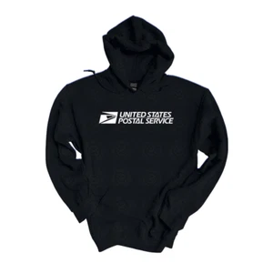 New USPS Sweatshirt Hoodie Rural carrier Unisex, Sweatshirt Hoodie White Logo - Picture 1 of 23