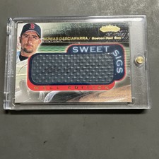 2001 Fleer Showcase  Nomar Garciaparra  Sweet Sigs Wall Edition Relic Auto